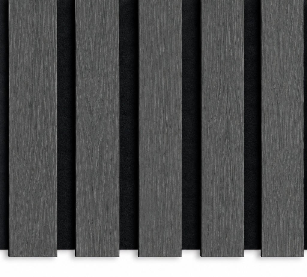 Smartpanel®️Dark Grey - Acoustic Wood Veneer Panel