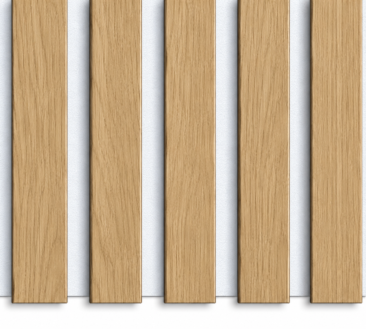 Smartpanel®️Canadian Oak On White felt - Acoustic Wood Panel