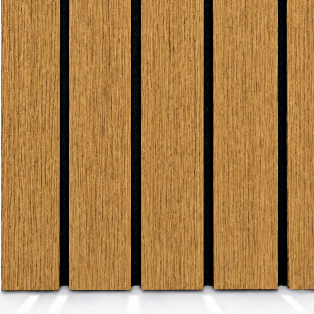 Smartpanel®️Teak Oak Wide - Acoustic Wood Panel