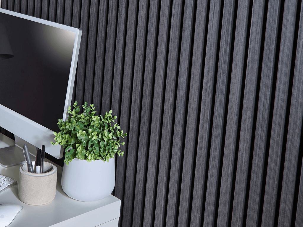 Smartpanel®️Dark Grey - Acoustic Wood Veneer Panel