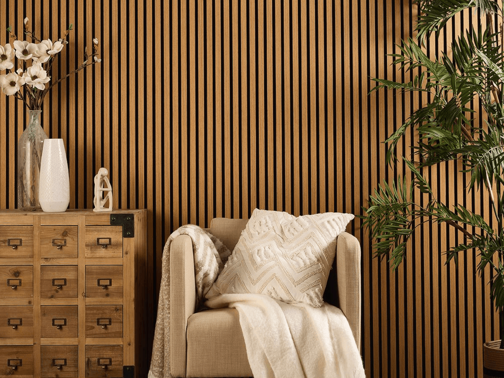 Smartpanel®️Natural Oak - Acoustic Wood Veneer Panel